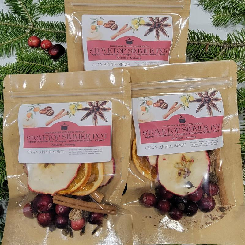 Winter Collection Simmer Pot Kits - Perfect for Gifts & Holiday Scents Nontoxic Home Air Freshener