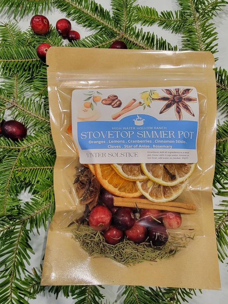 Winter Collection Simmer Pot Kits - Perfect for Gifts & Holiday Scents Nontoxic Home Air Freshener